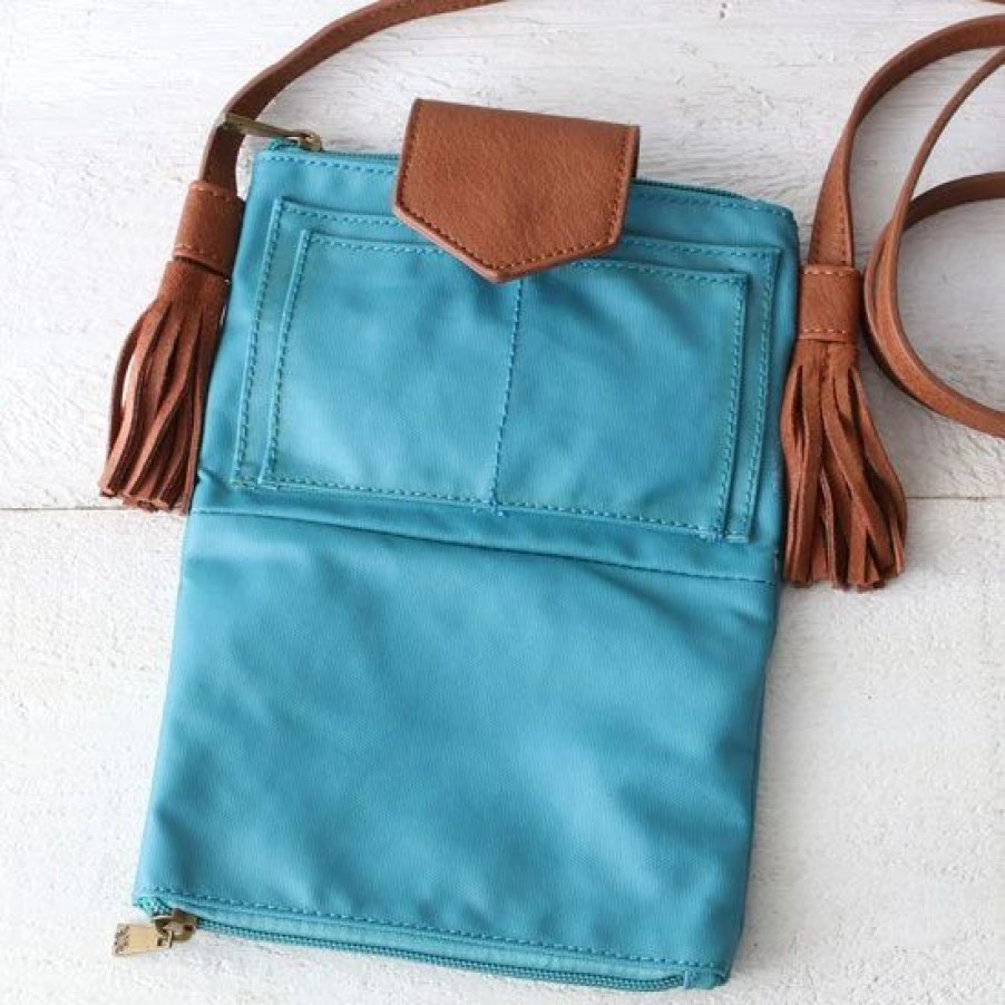 Handbags * | Turquoise Aztec Small Crossbody