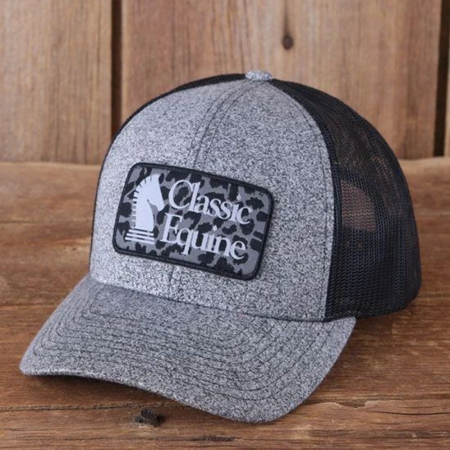 Hats * | Classic Equine Cheetah Patch Ball Cap