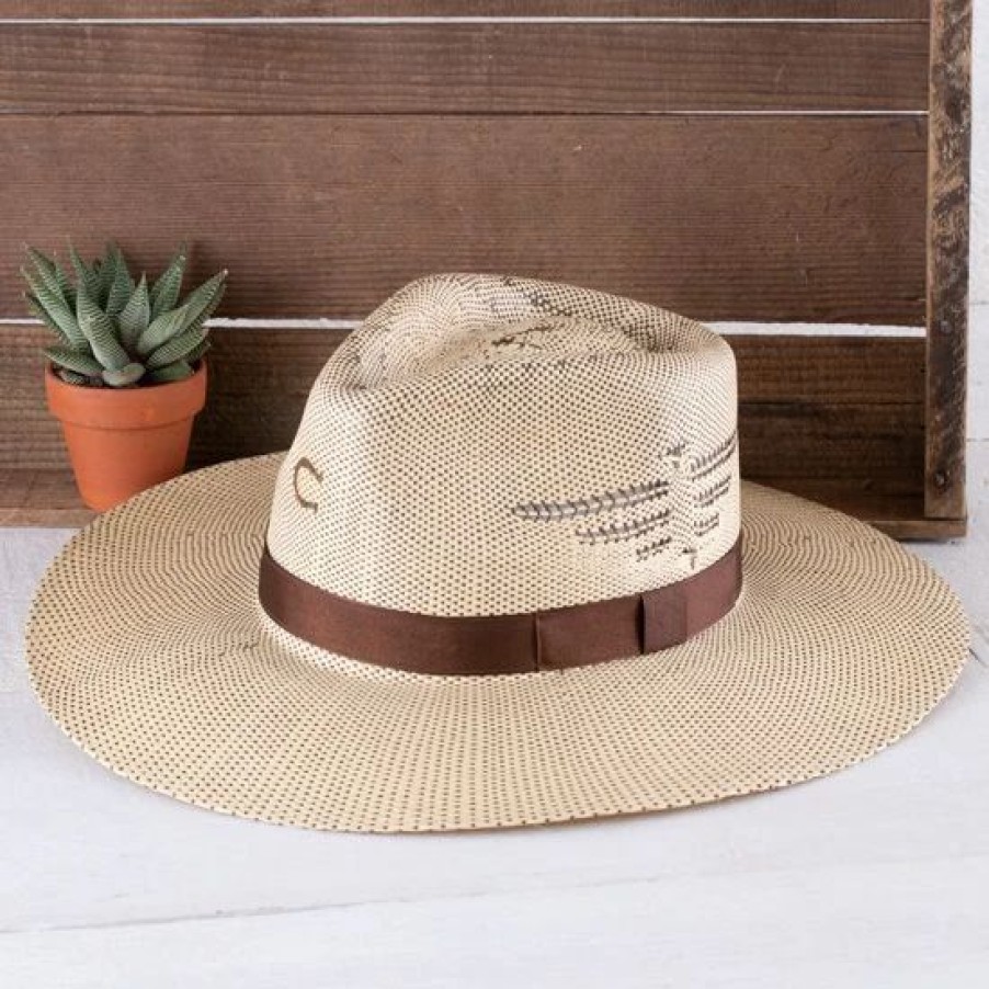 Hats * | Charlie 1 Horse Mexico Shore Straw Fedora