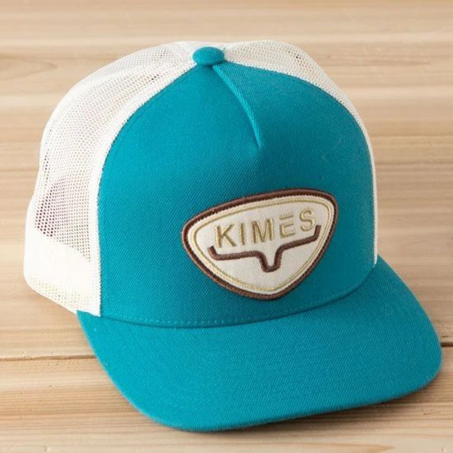 Hats * | Kimes Ranch Conway Trucker Dark Teal Cap