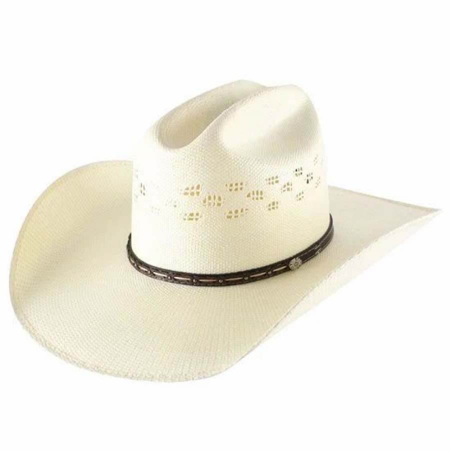 Hats * | Ariat Ivory Straw Bangora Hat