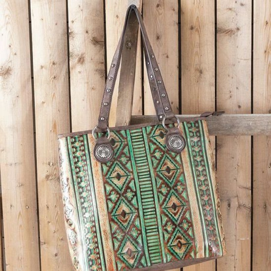 Handbags * | Canyon Run Concealed Carry Aztec Handbag