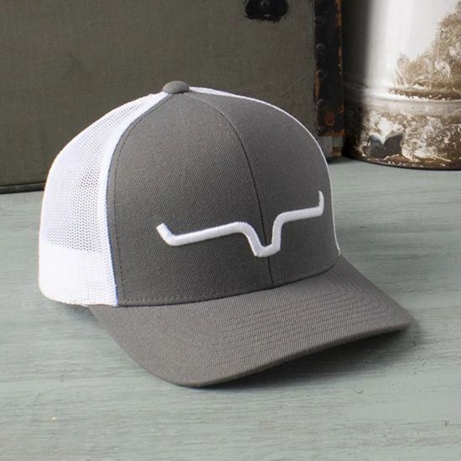 Hats * | Kimes Ranch Weekly Trucker Charcoal Cap