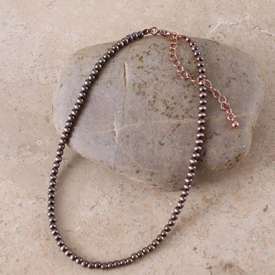 Jewelry * | Copper Navajo Pearl Choker Necklace