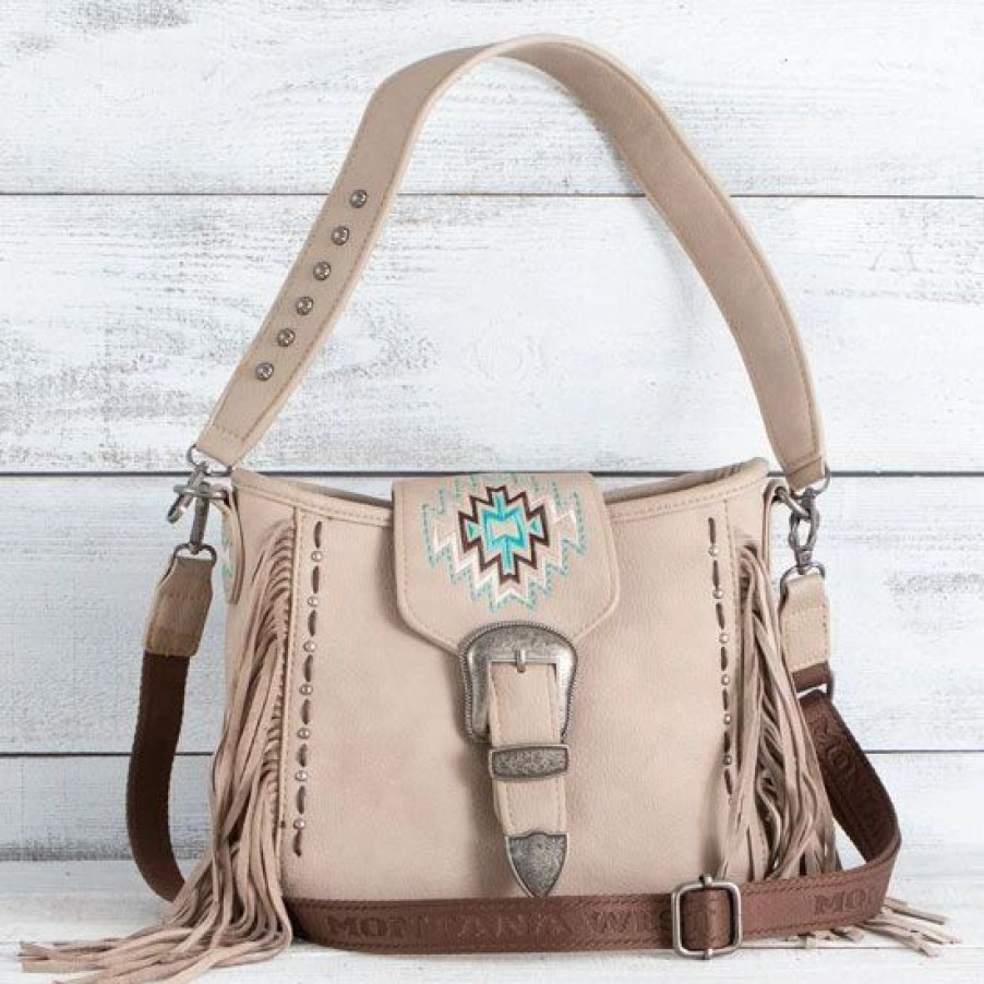 Handbags * | Montana West Oakland Khaki Aztec Handbag