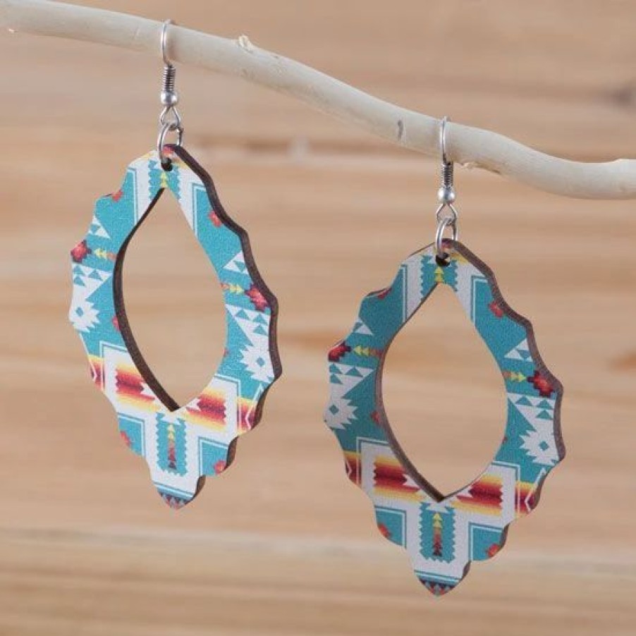 Jewelry * | Aztec Cutout Earrings