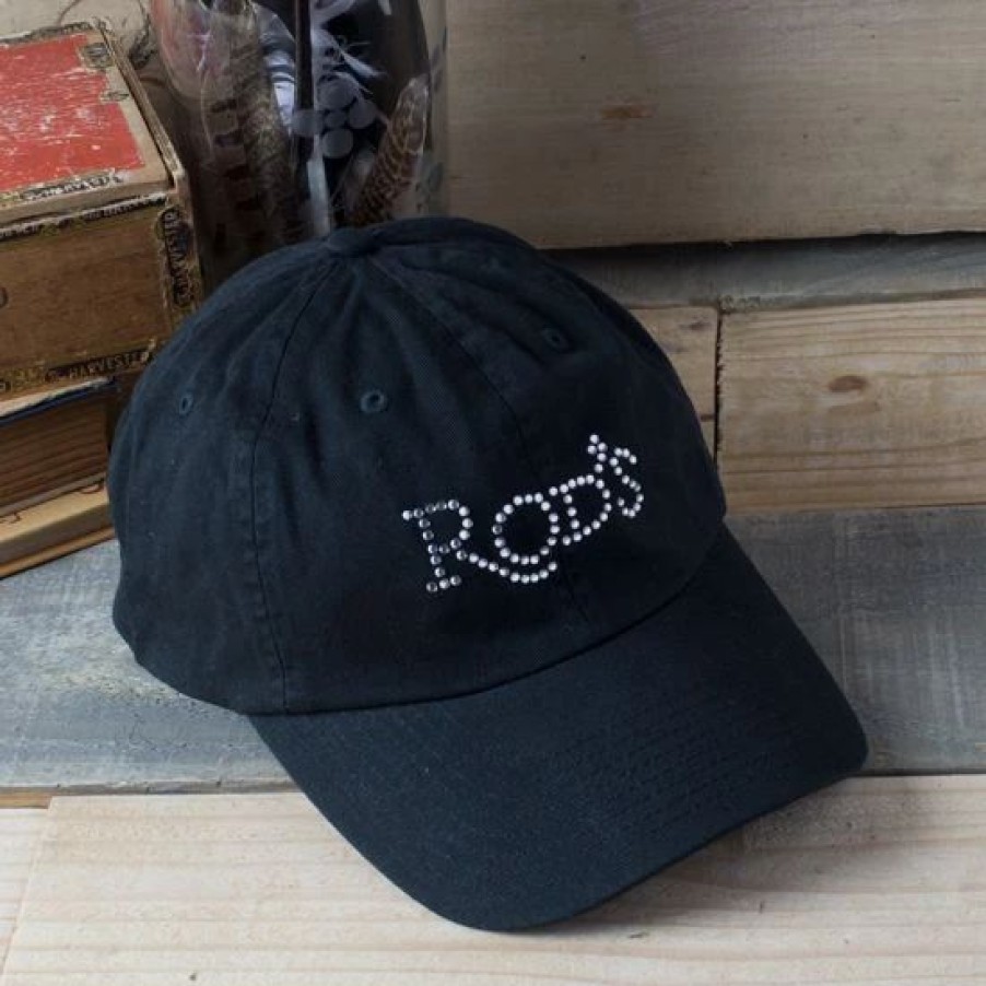 Hats * | Rod'S Exclusive Rod'S Crystal Logo Cap