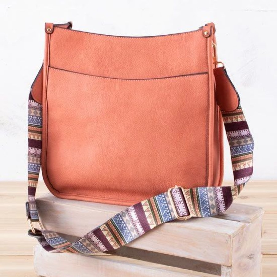 Handbags * | Chloe Coral Aztec Crossbody