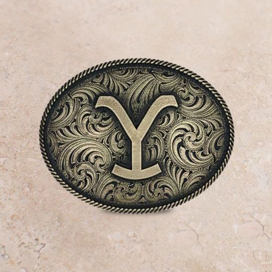 Buckles * | Montana Silversmiths Yellowstone Filigree Buckle