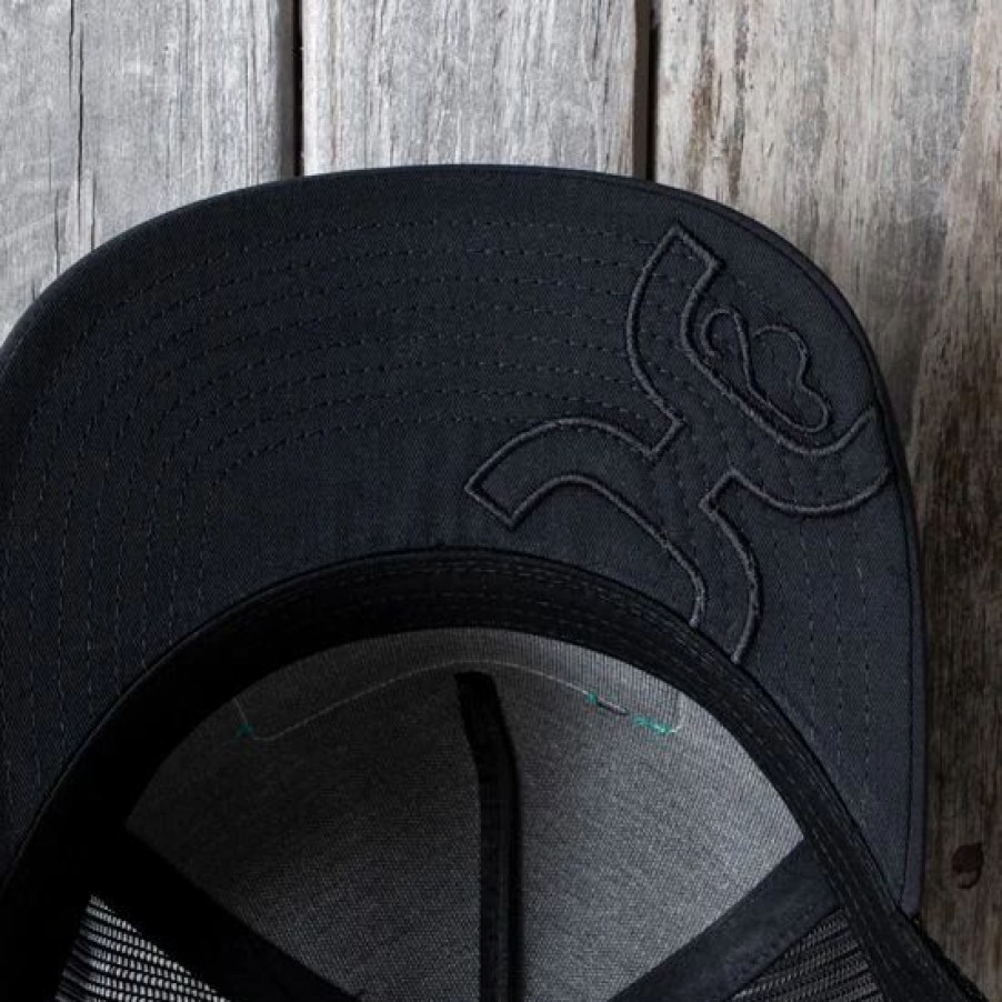 Hats * | Hooey Cactus Black Cap