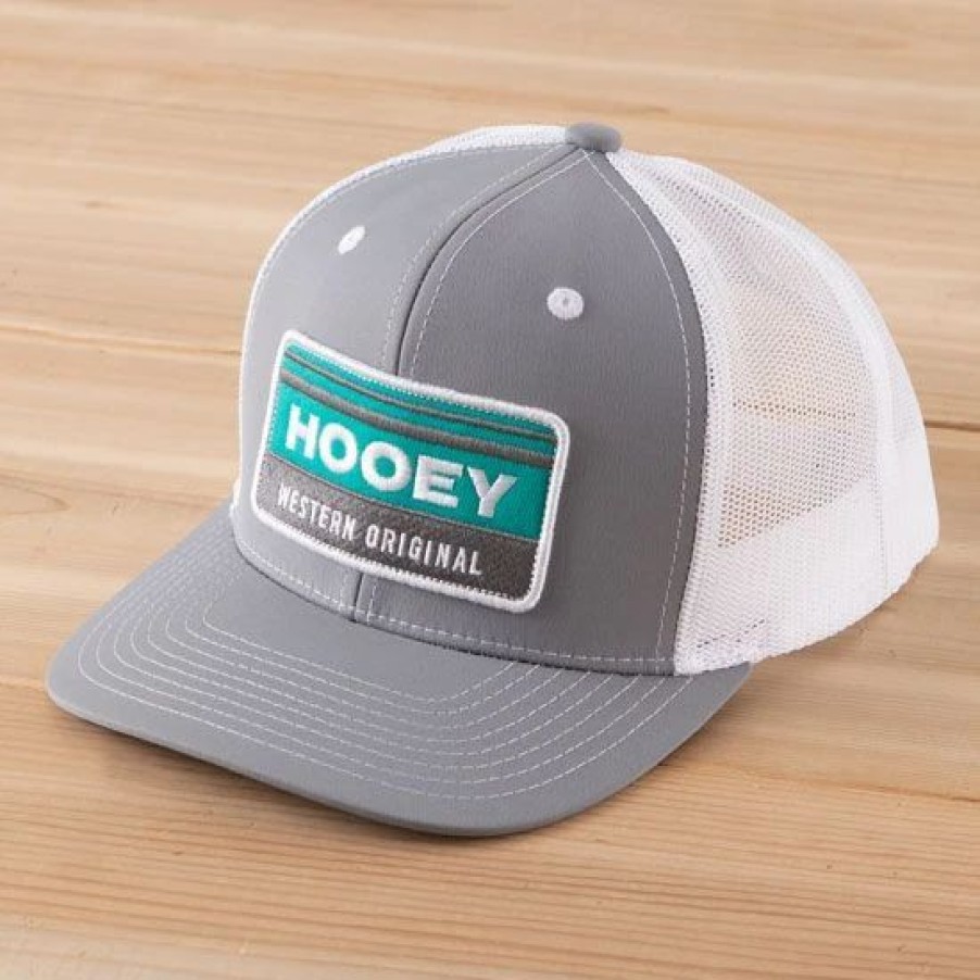 Hats * | Hooey Grey Horizon Cap