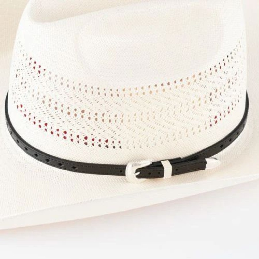 Hats * | M And F Black Diamond Cut Hole Hatband