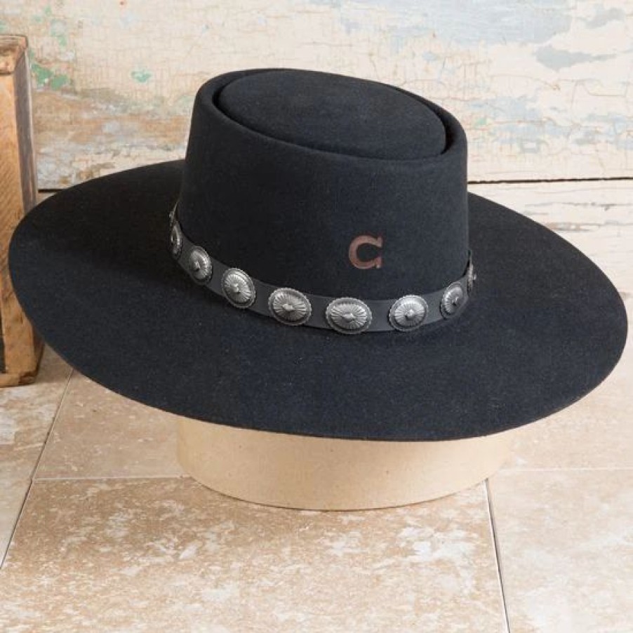 Hats * | Charlie 1 Horse Black High Desert Hat