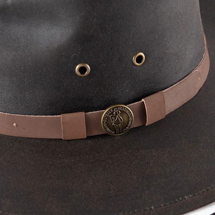 Hats * | Outback Trading Comapny Brown Kodiak Oilskin Hat