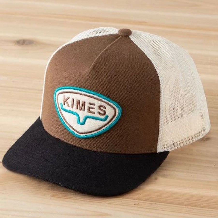 Hats * | Kimes Ranch Conway Trucker Brown Cap