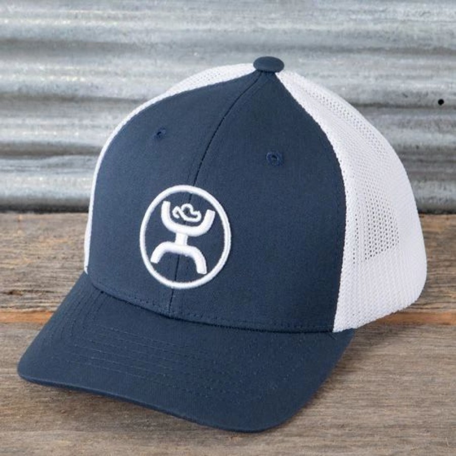 Hats * | Hooey O Classic Youth Navy Trucker Ball Cap