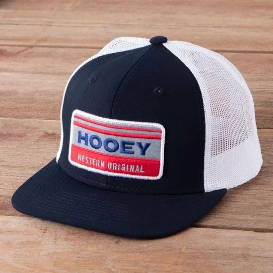 Hats * | Hooey Navy Horizon Ball Cap