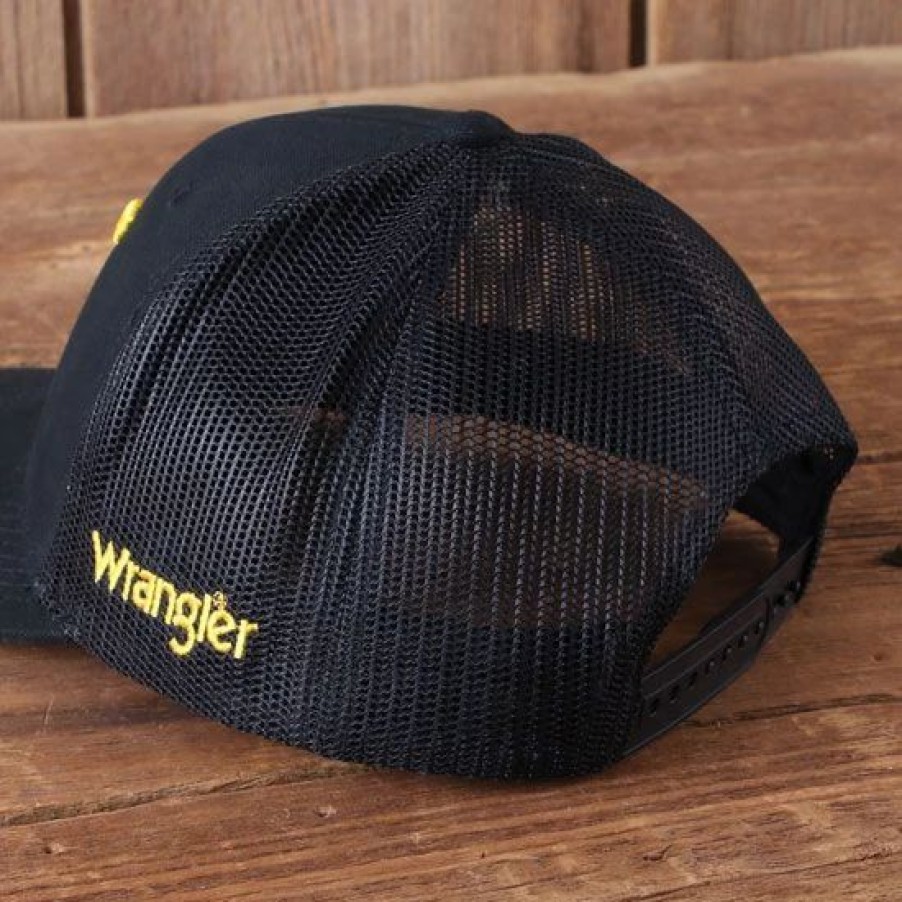 Hats * | Wrangler Yellowstone Brand Mesh Ball Cap