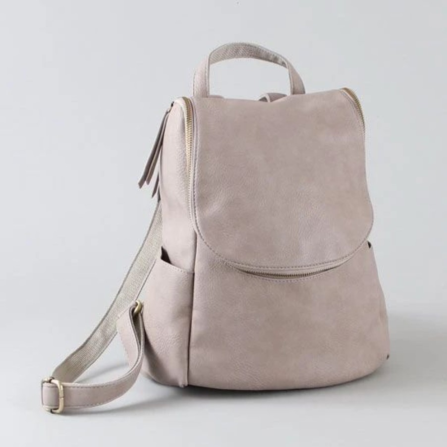 Handbags * | Country Grace Kerri Grey Backpack