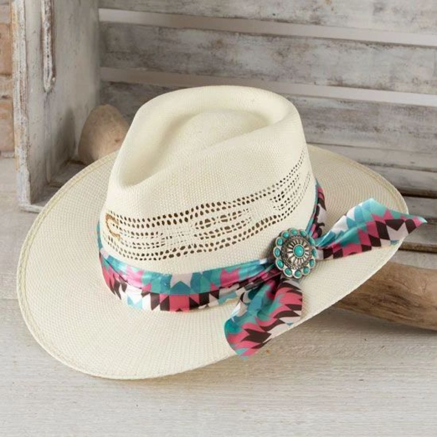 Hats * | Charlie 1 Horse Charlie One Horse Hissy Fit Straw Hat