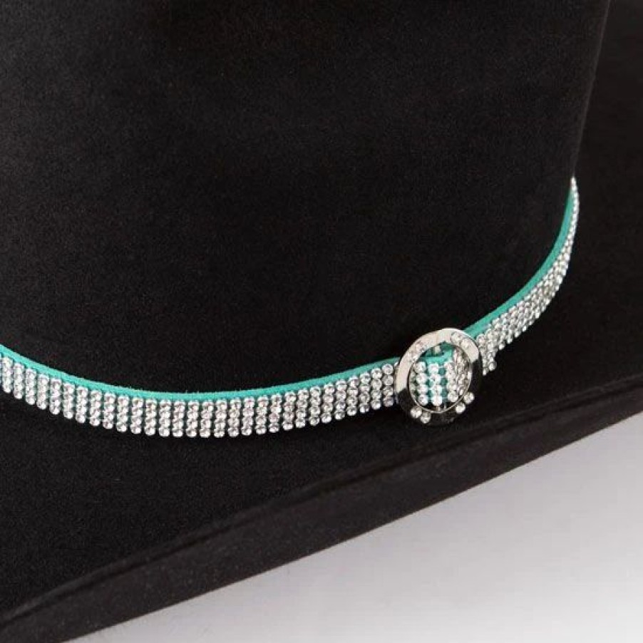 Hats * | Four Row Rhinestone Hatband