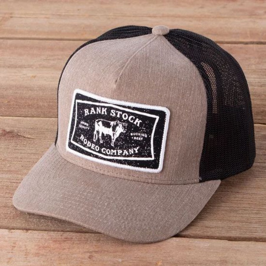 Hats * | Hooey Rank Stock Rust Ball Cap