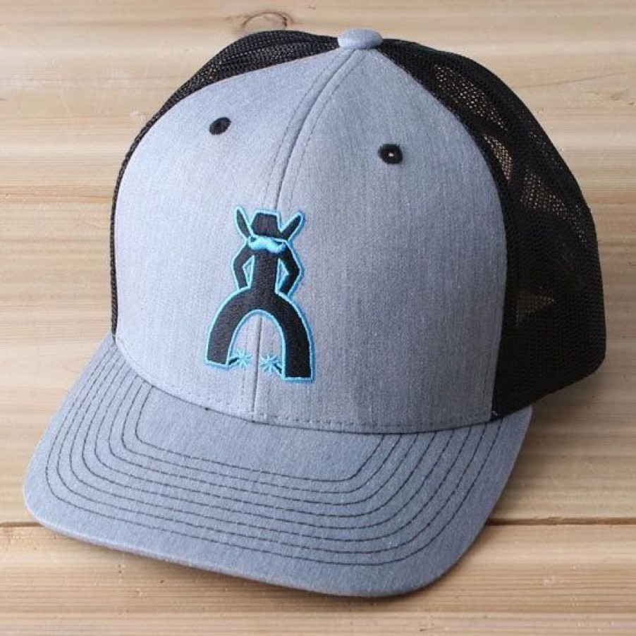 Hats * | Hooey Punchy Grey Ball Cap