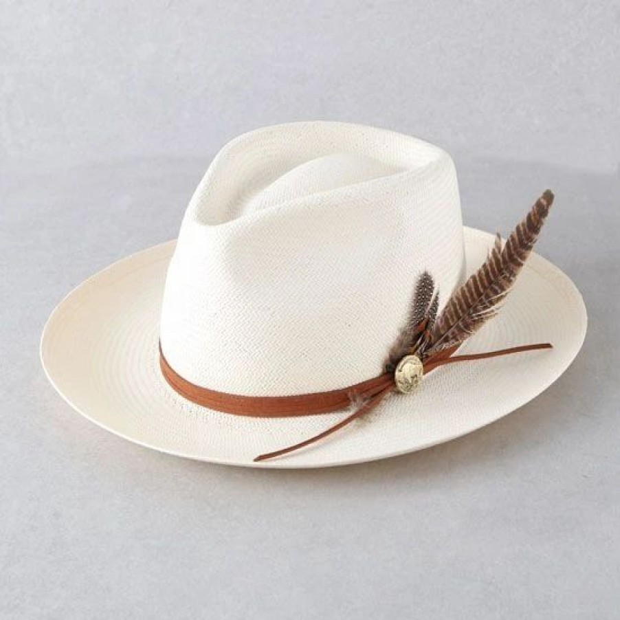 Hats * | Stetson Tallahassee Straw Fedora