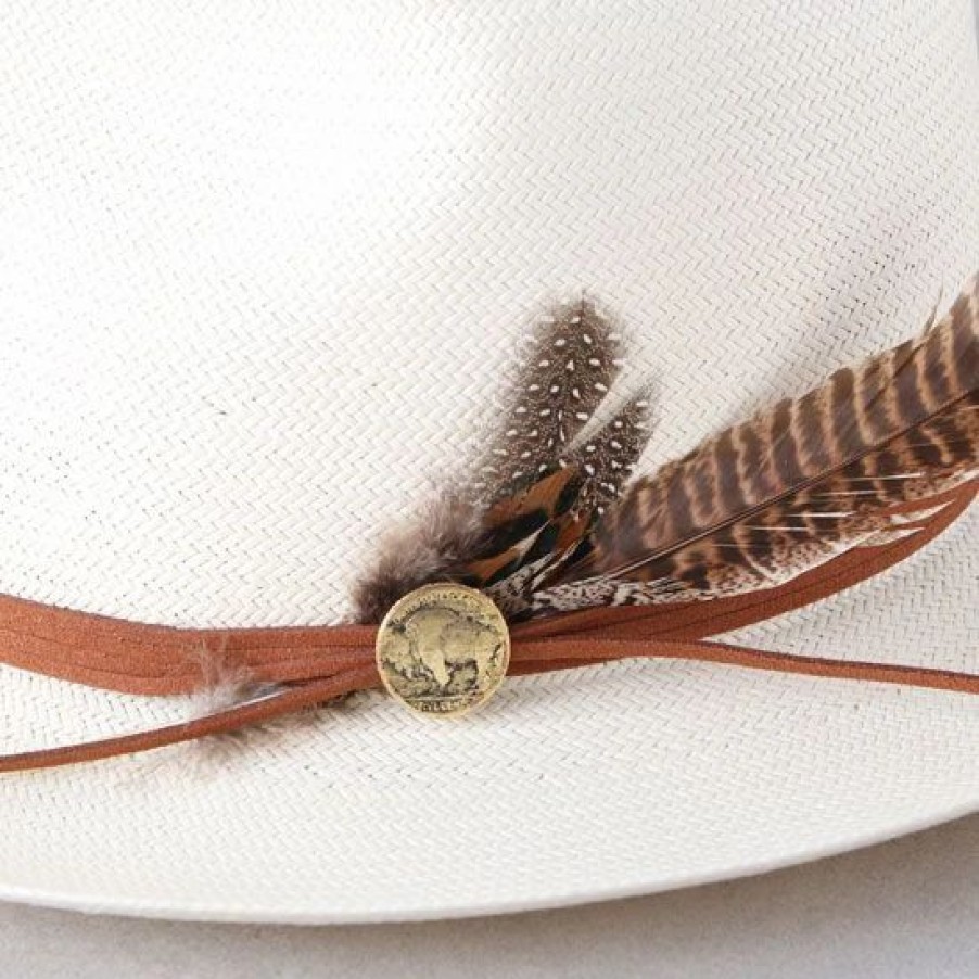 Hats * | Stetson Tallahassee Straw Fedora