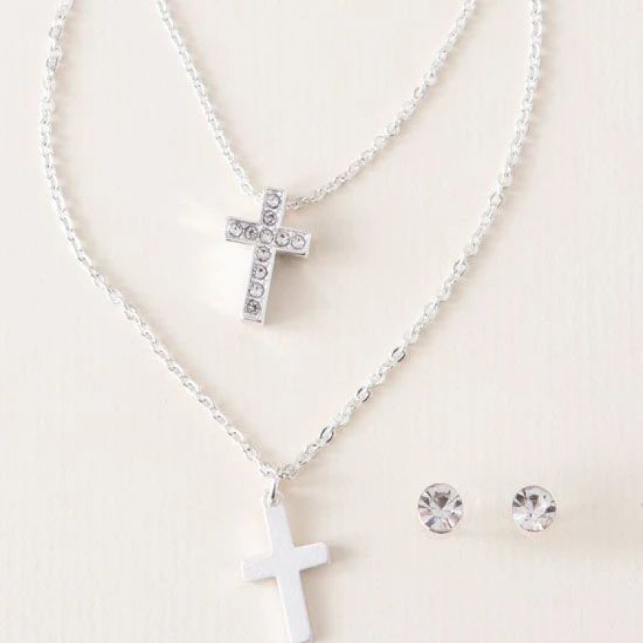 Jewelry * | Country Grace Little Blessings Jewelry Set