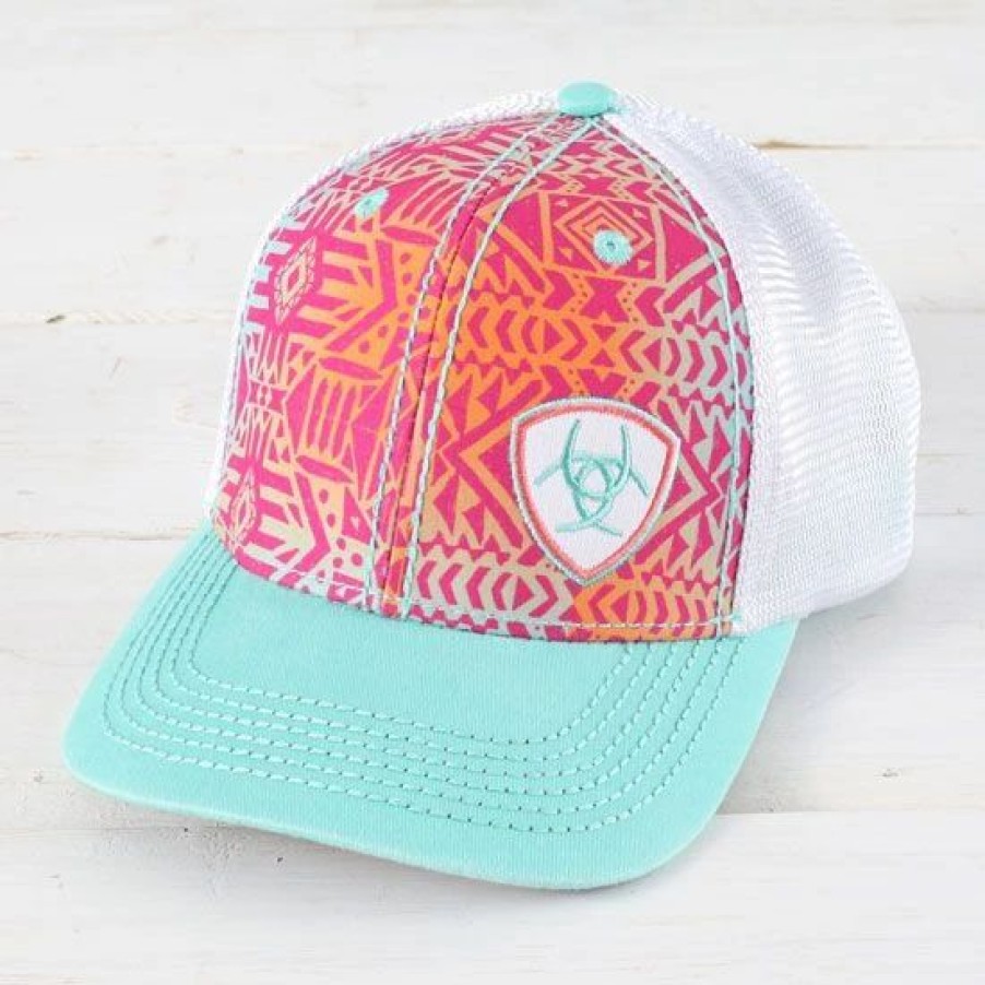 Hats * | Ariat Tribal Inspired Cap