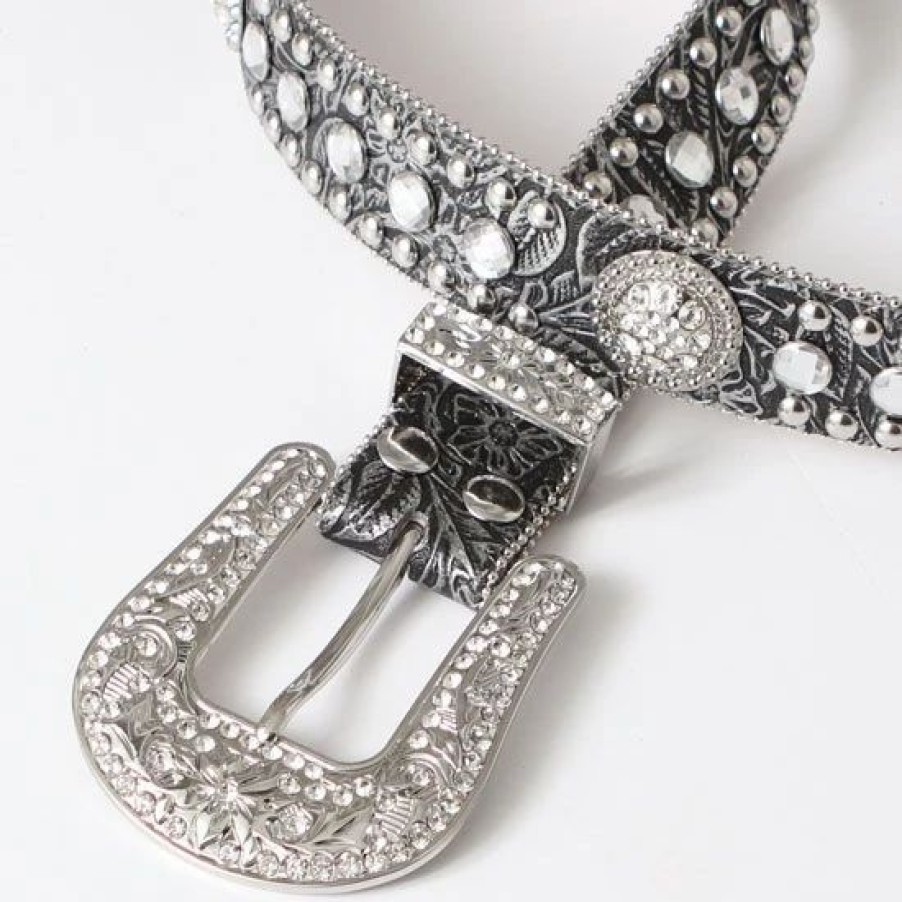 Belts * | Blazin' Roxx Bonita Crystal Belt