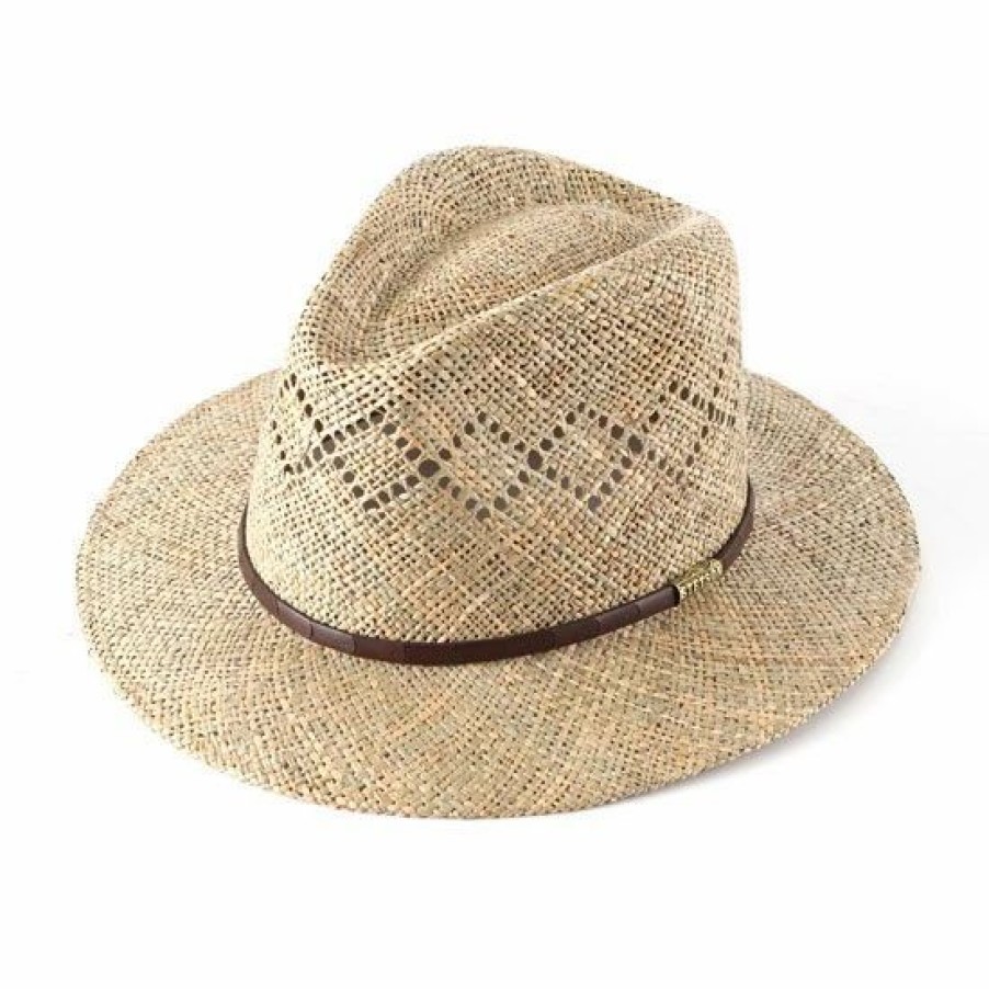 Hats * | Stetson Creston Straw Hat