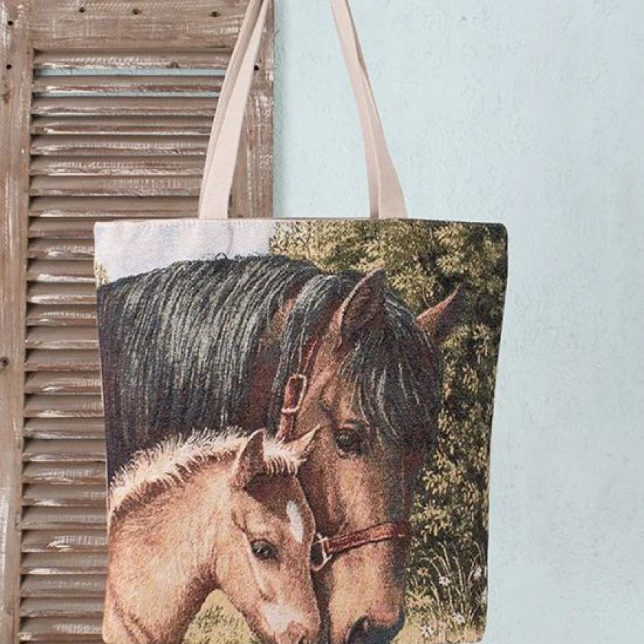 Handbags * | Tender Moments Mare And Foal Tote