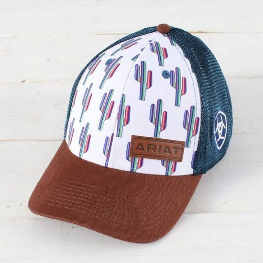 Hats * | Ariat Cactus Cap