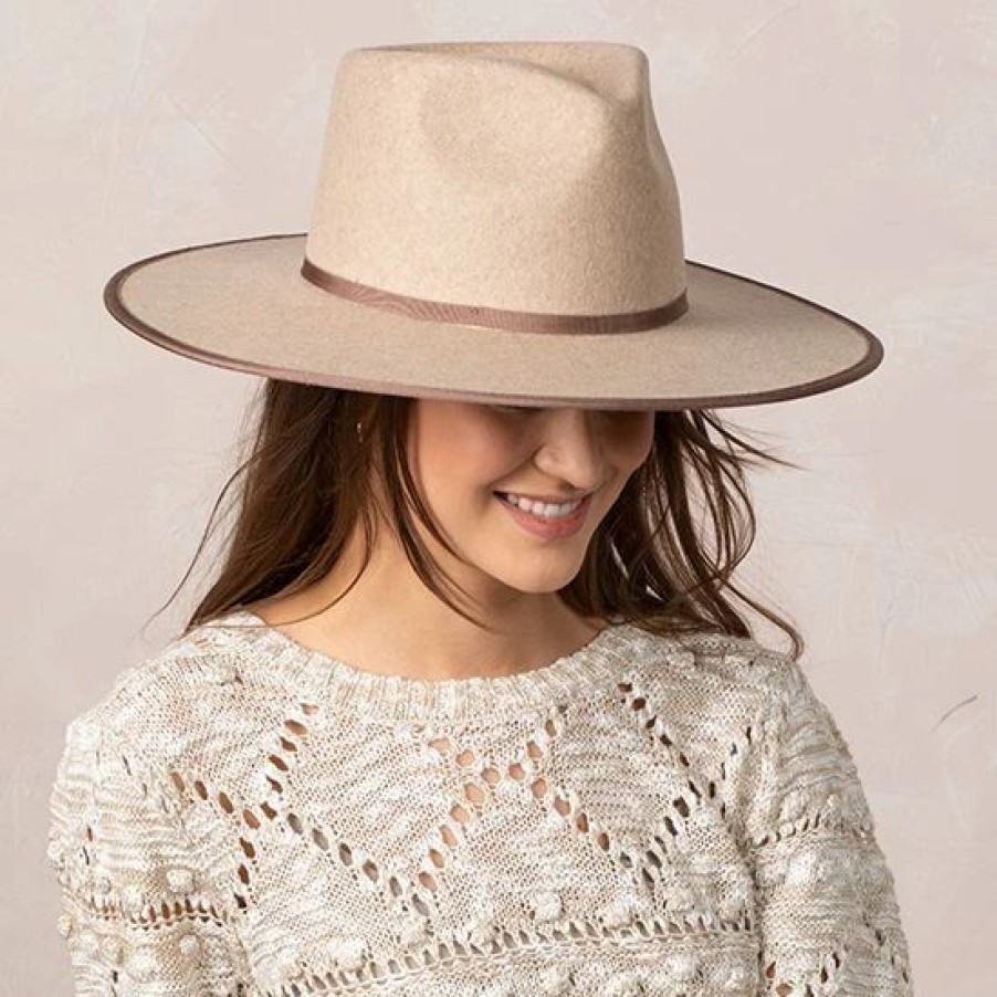 Hats * | Country Grace Billie Oat Fedora