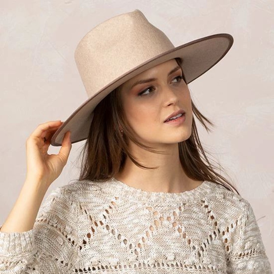 Hats * | Country Grace Billie Oat Fedora