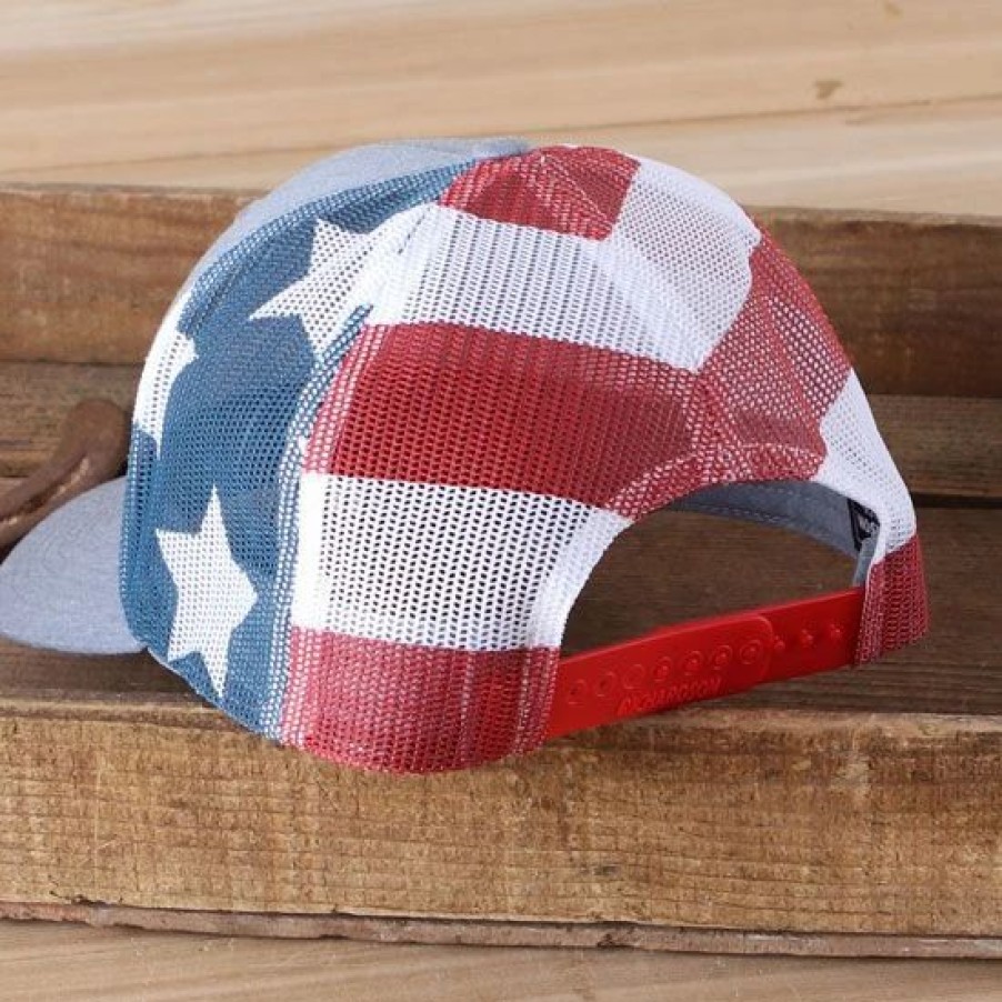 Hats * | Cinch American Pride Trucker Ball Cap