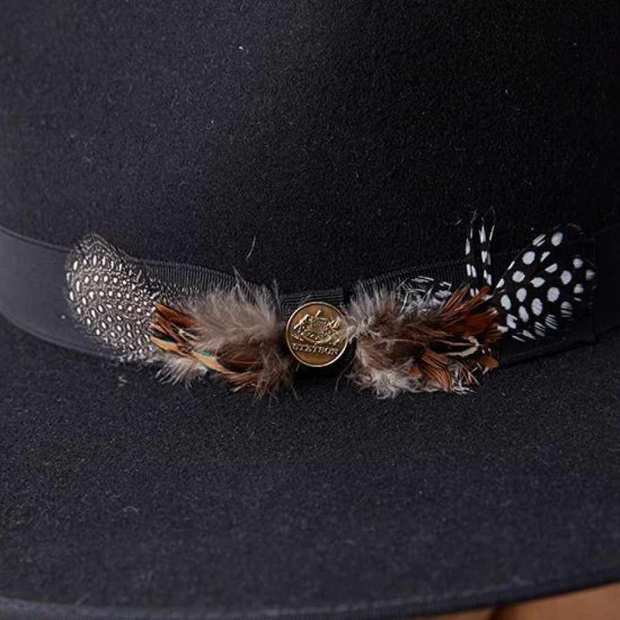 Hats * | Stetson Black Midtown Hat