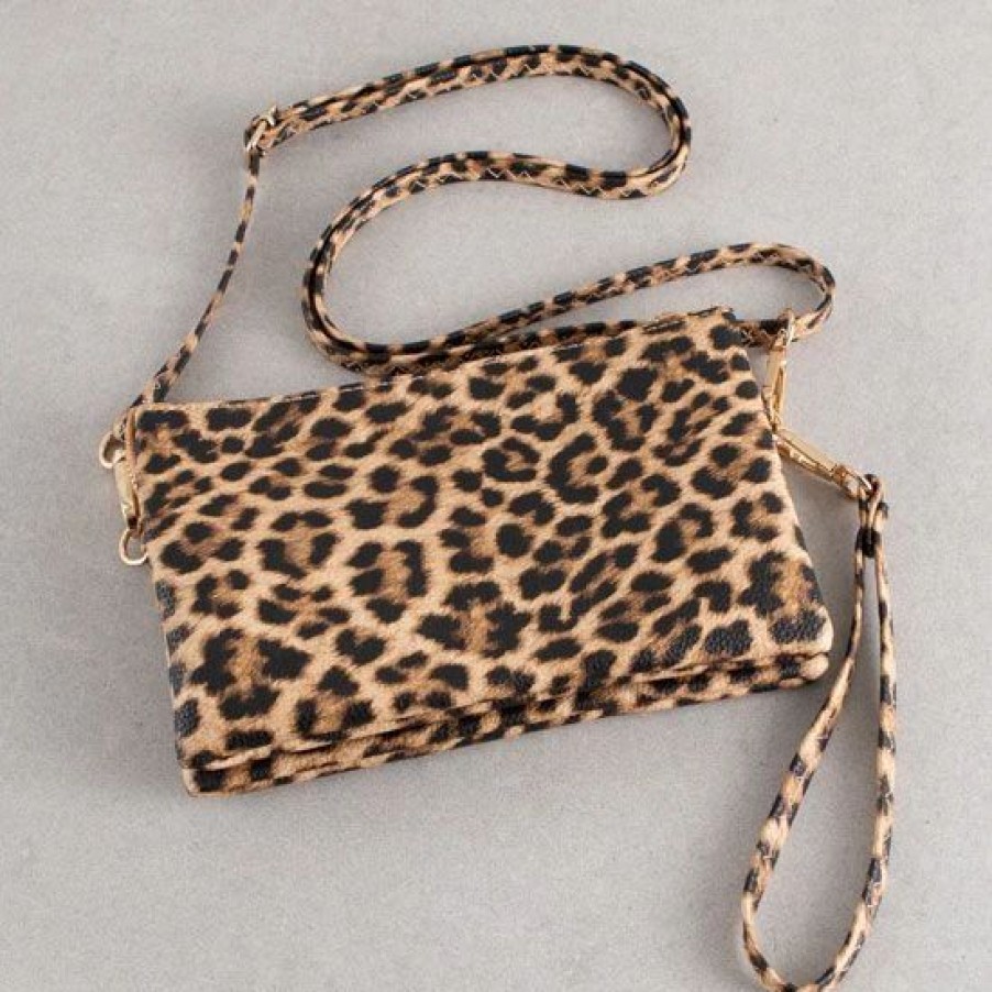 Handbags * | Everyday Leopard Crossbody Bag