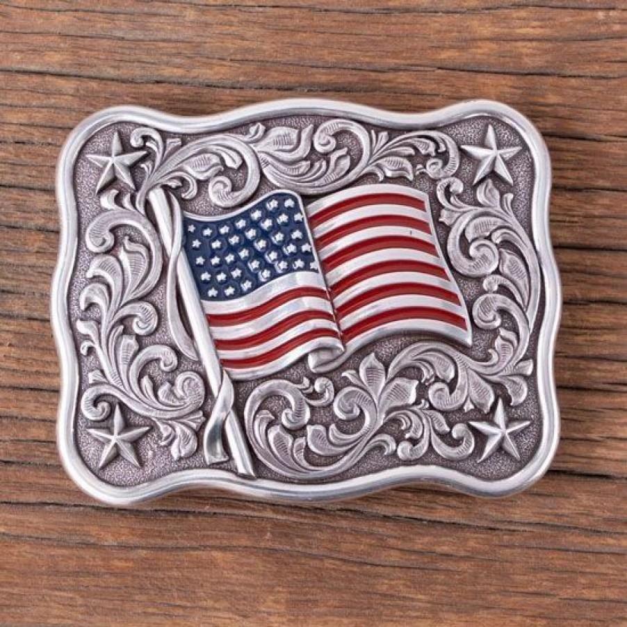 Buckles * | American Flag Buckle