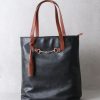 Handbags * | Black Snaffle Bit Tote